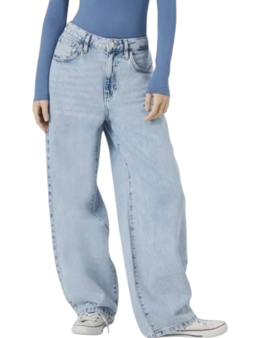 Forever 21 Baggy Wide Leg Slouch Flare Trouser Jeans 30